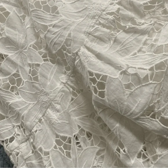 NWT Milly Hayden Floralis Tiered Lace Halter Maxi Dress Size 2 - Picture 12 of 15